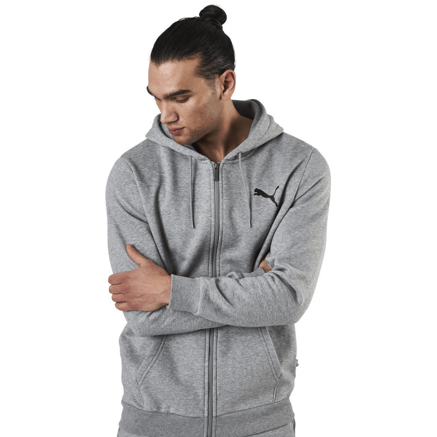 Essential Small Logo Fz Hoodie Fl Grey - Bild 2