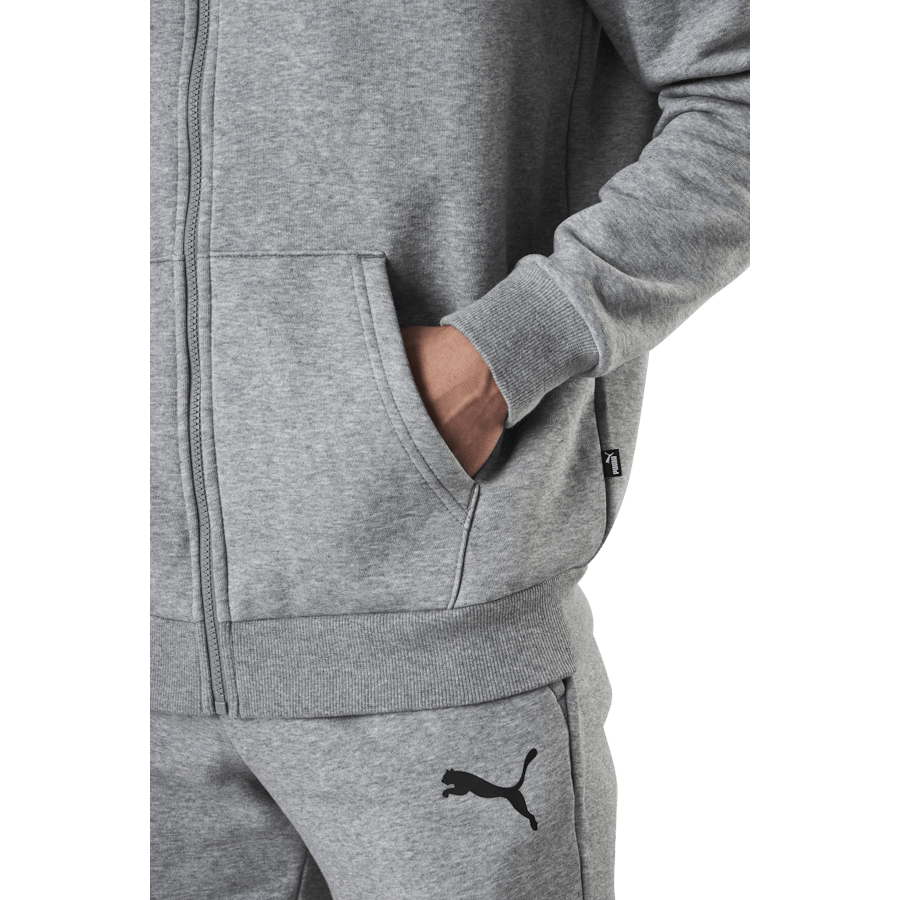 Essential Small Logo Fz Hoodie Fl Grey - Bild 6