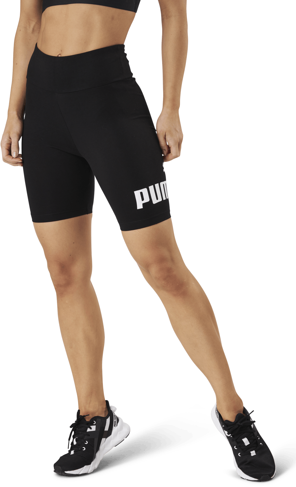 Essential 7" Logo Short Tights Black, Female, Kläder, Tights, Svart, XS