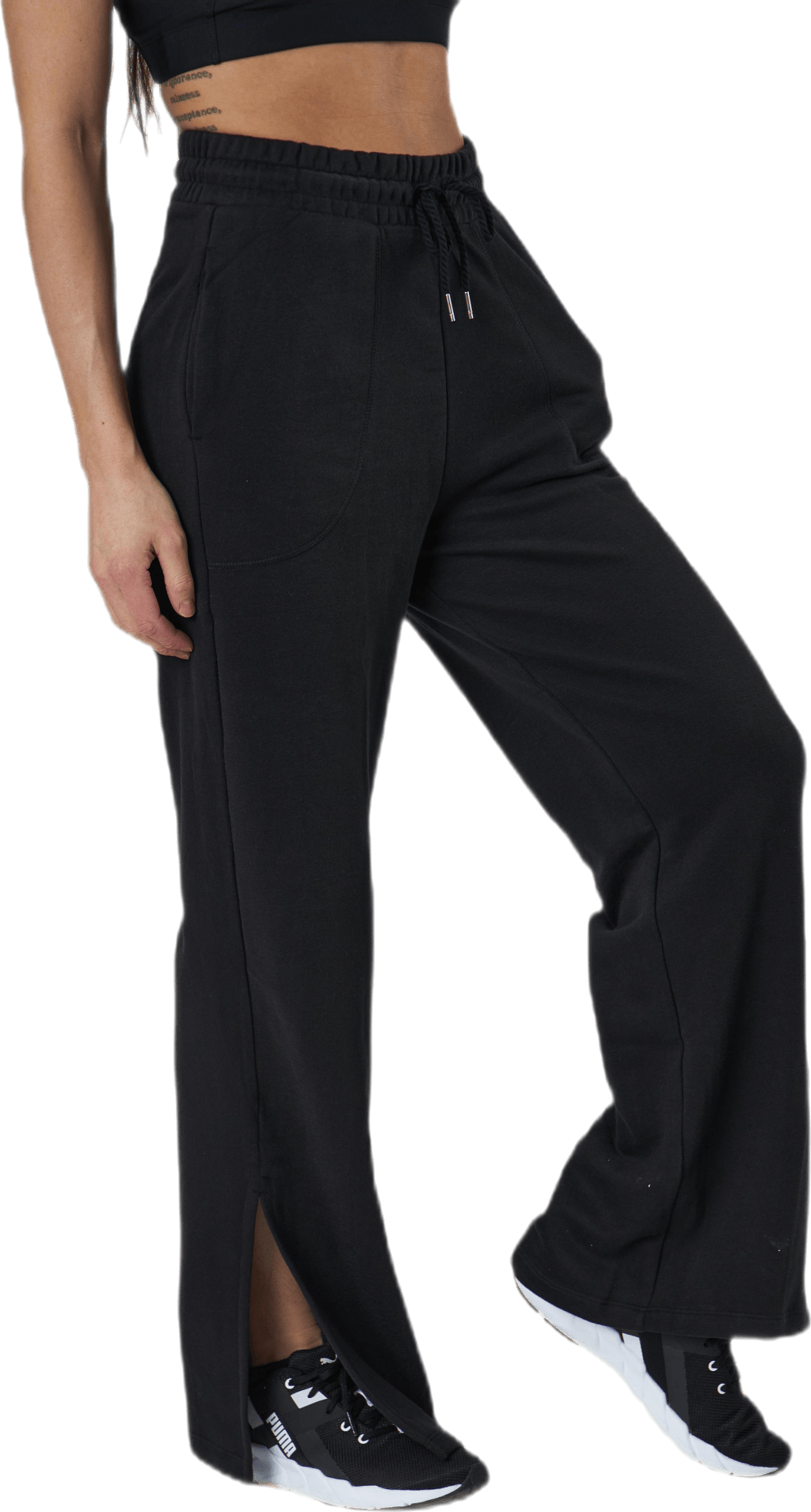 Her Wide Pants Tr Black - Bild 2