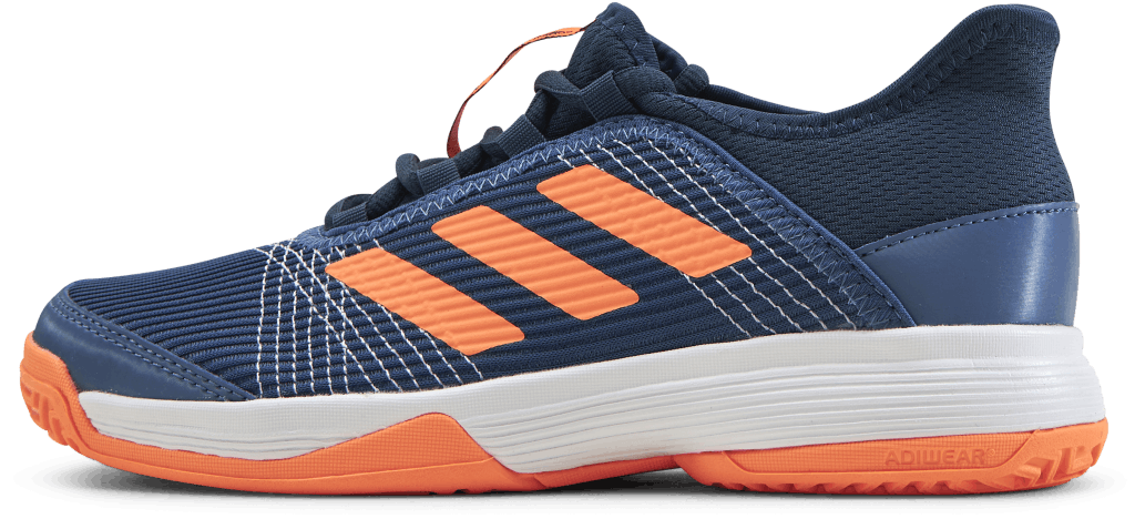 Adizero Club K Blue/Orange, Unisex, Shoes, Training shoes, Tennis, Blue/Orange, UK 3,5