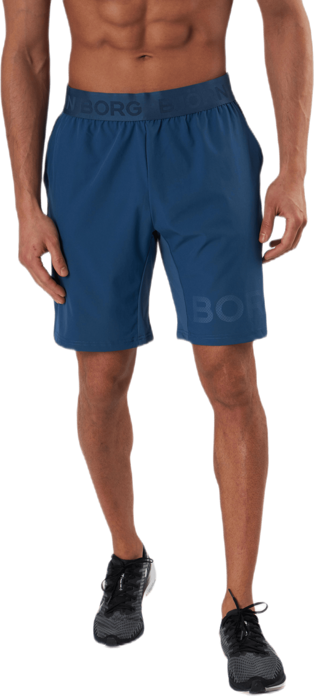 Borg Shorts Blue, Male, Ropa, Pantalones cortos, Fitness, Azul, L