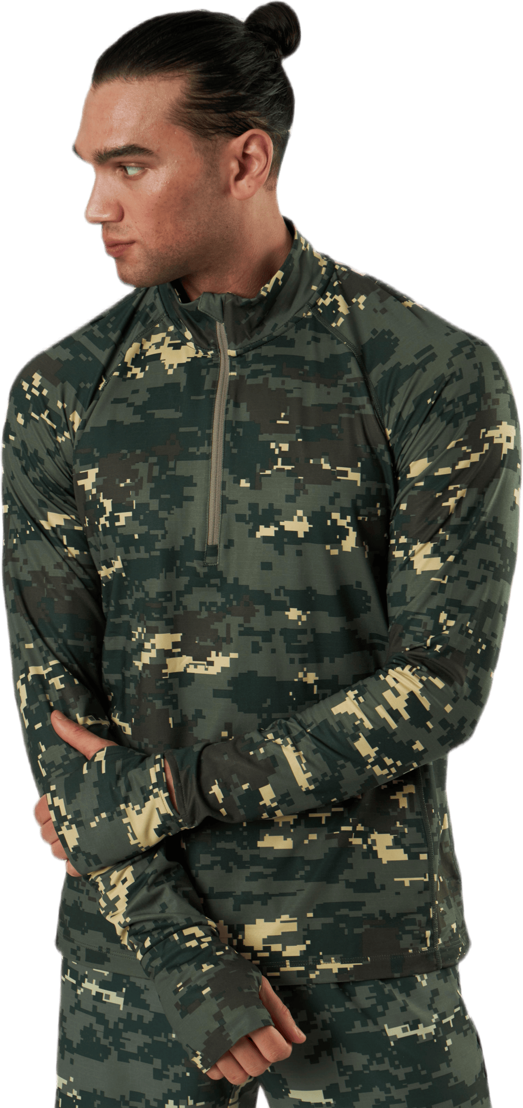 Sthlm Midlayer Half Zip Green