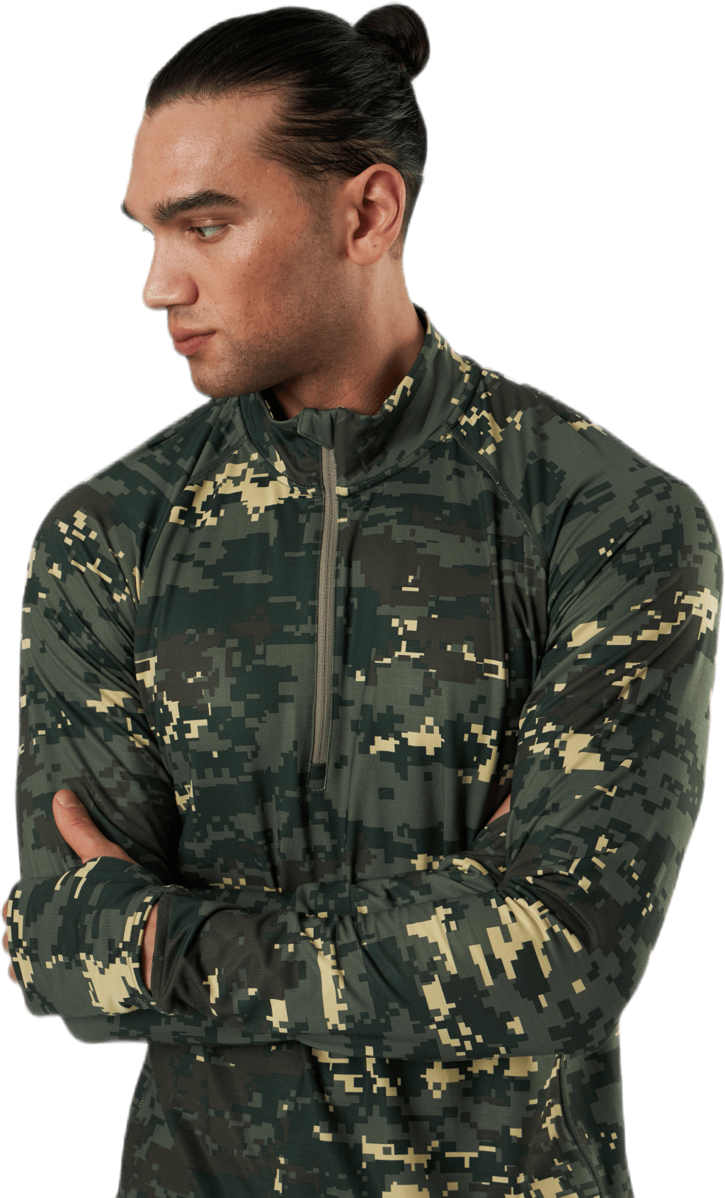 Sthlm Midlayer Half Zip Green - Bild 4