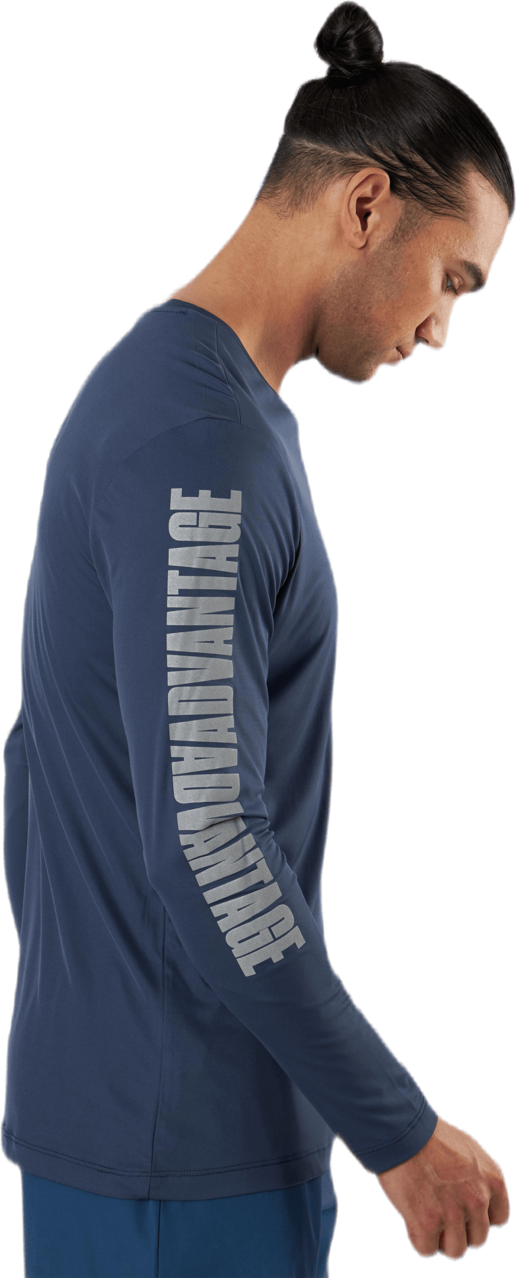 Night LS Perf Tee Blue - Bild 2