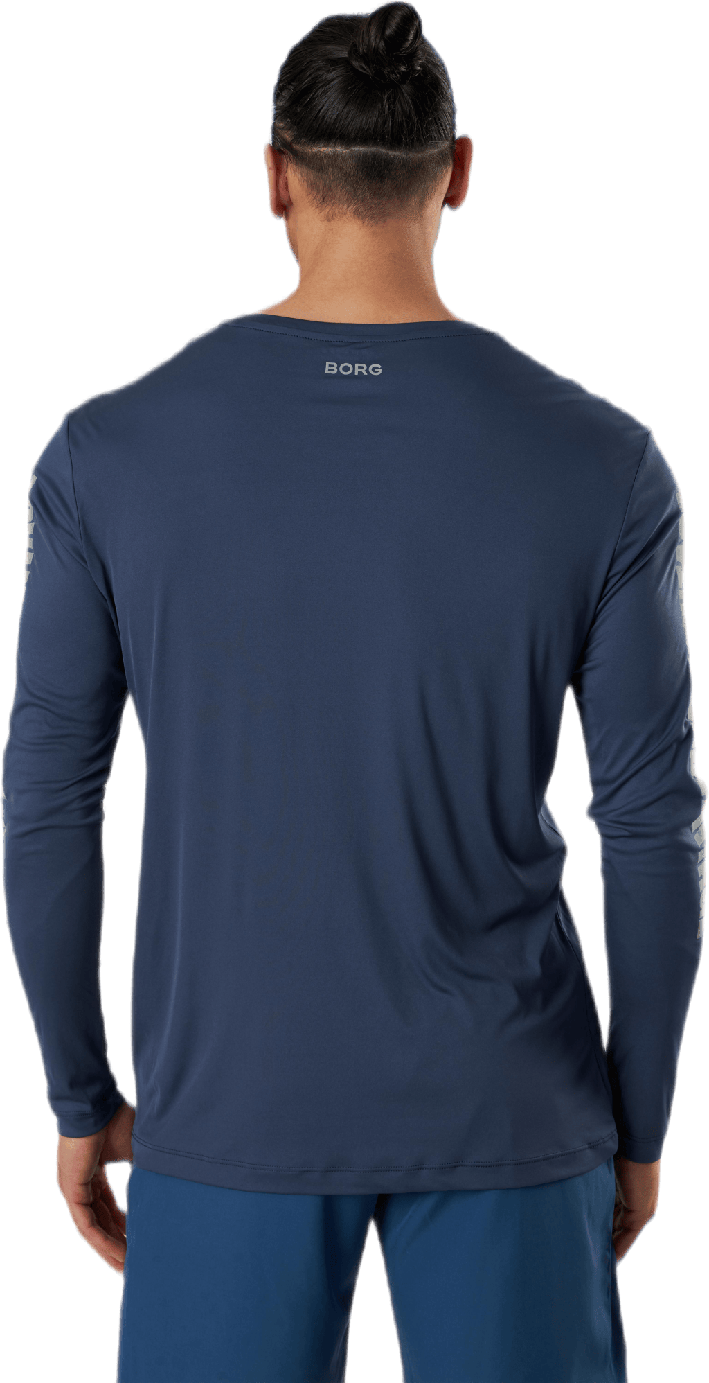 Night LS Perf Tee Blue - Bild 4