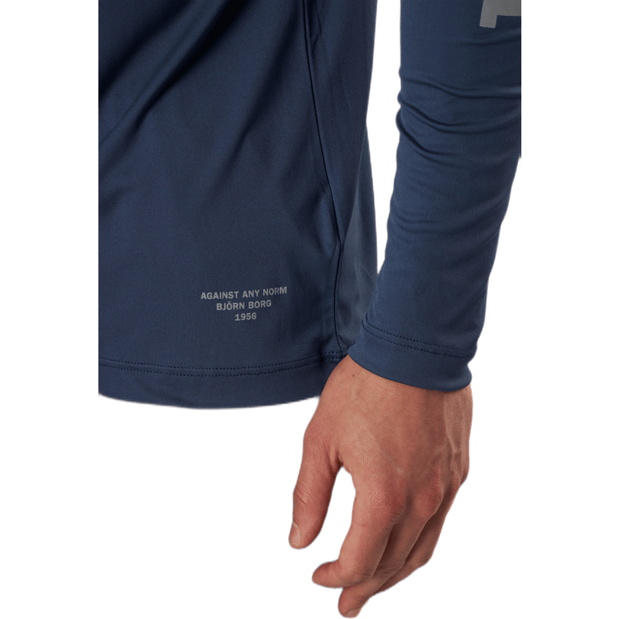 Night LS Perf Tee Blue - Bild 5