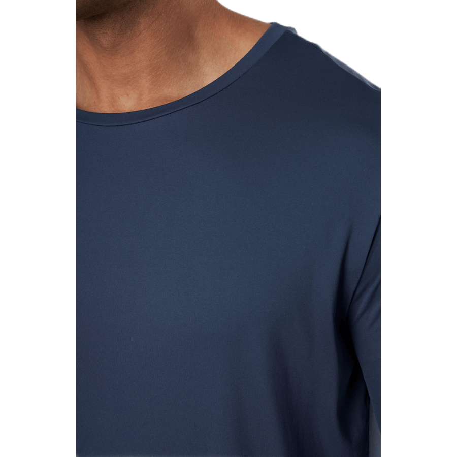 Night LS Perf Tee Blue - Bild 6