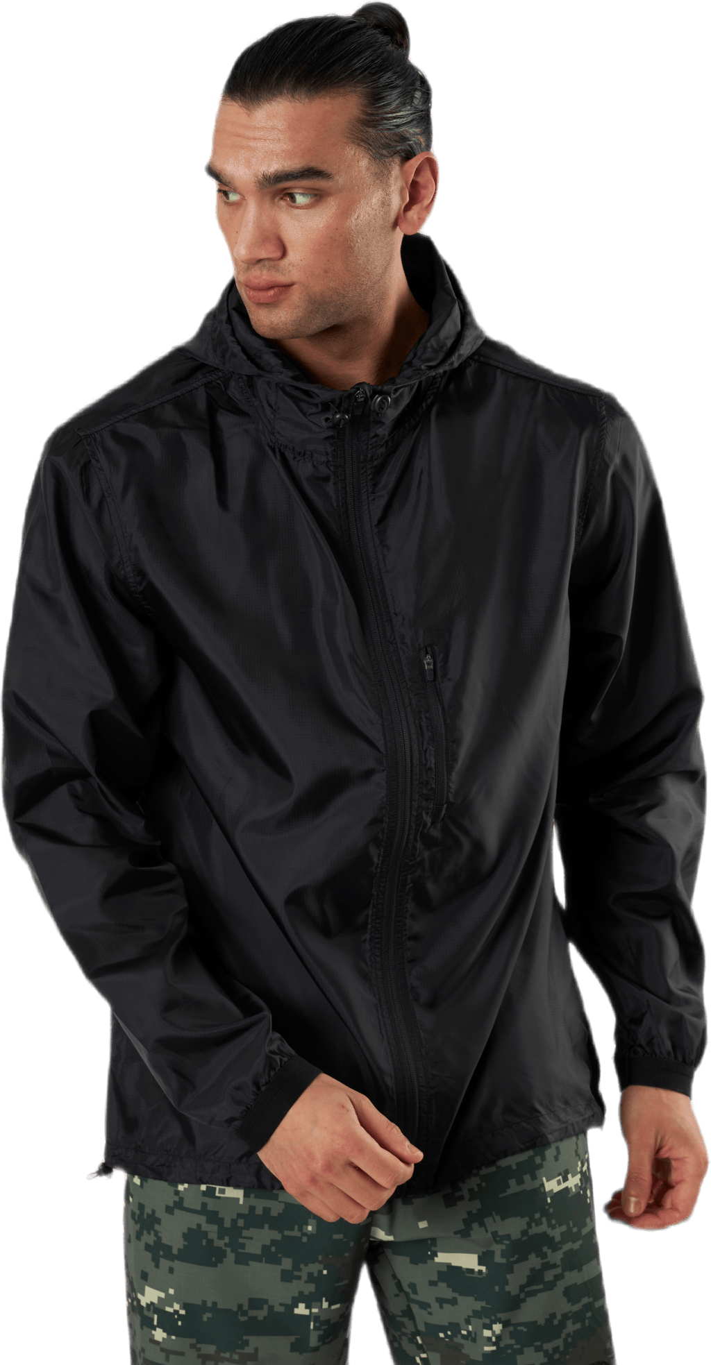 Borg Wind Jacket Black, Male, Apparels, jackets, Workout, Black, M