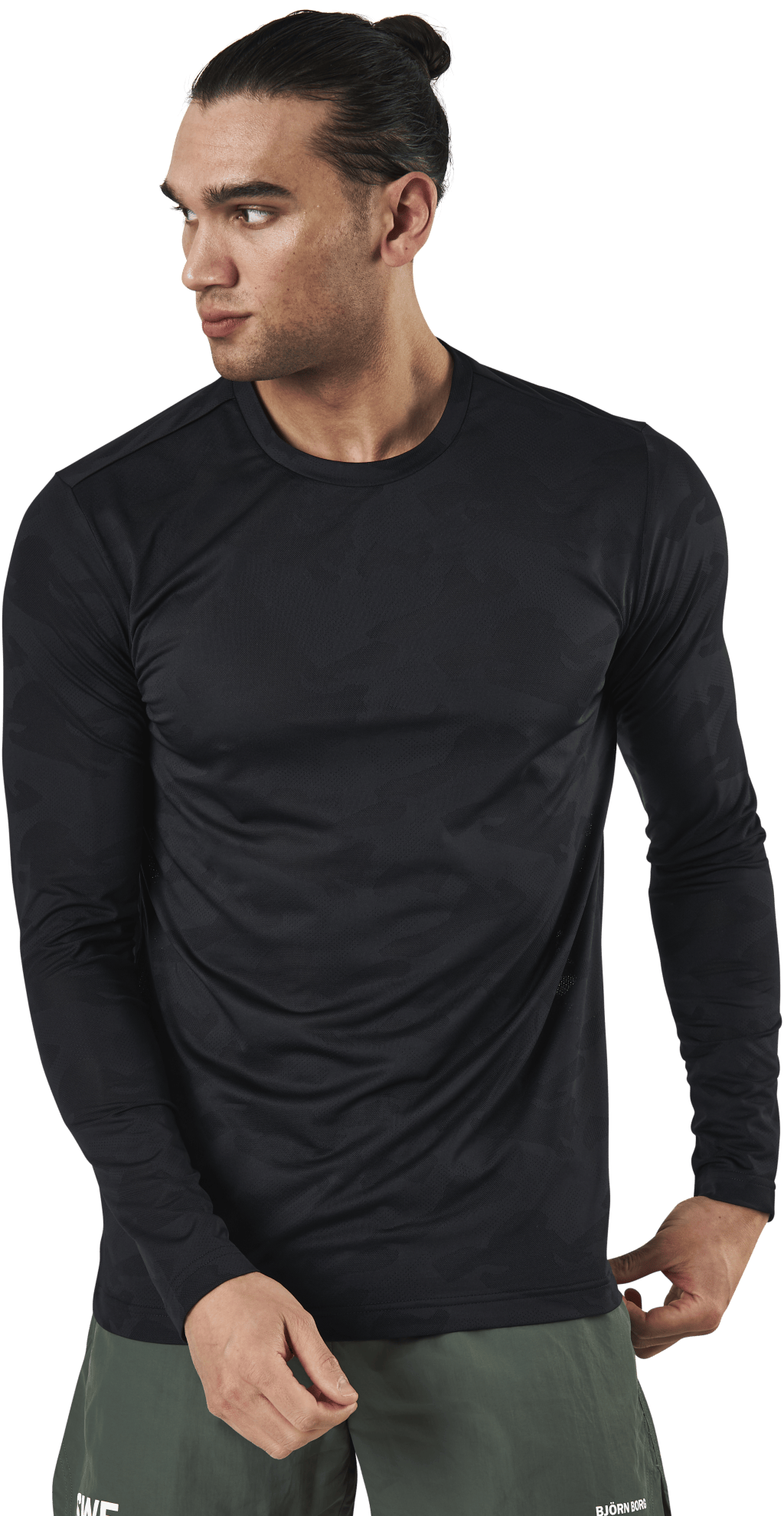 Sthlm LS Tee Black, Male, Apparels, Shirts, Workout, Black, L