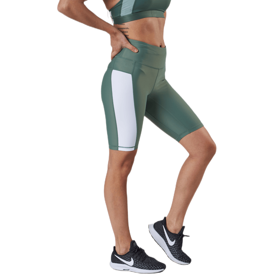 Stripe Bike Shorts Green - Bild 2