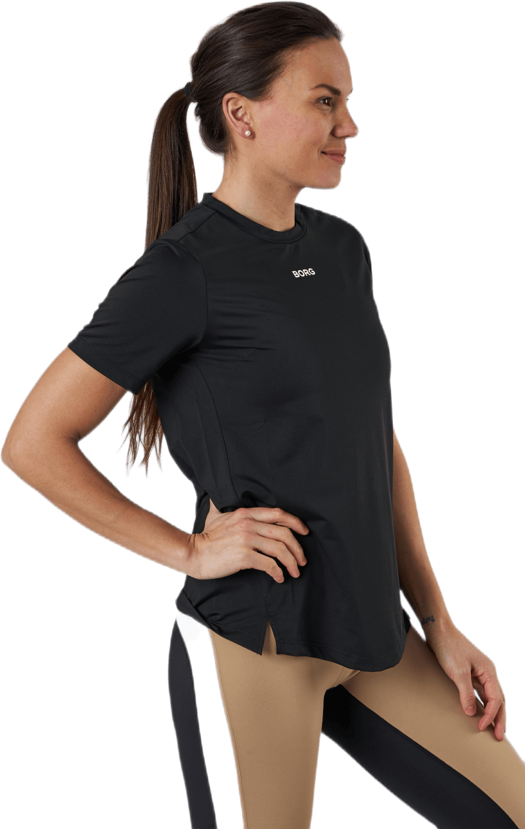 Borg Regular Tee Black - Bild 2