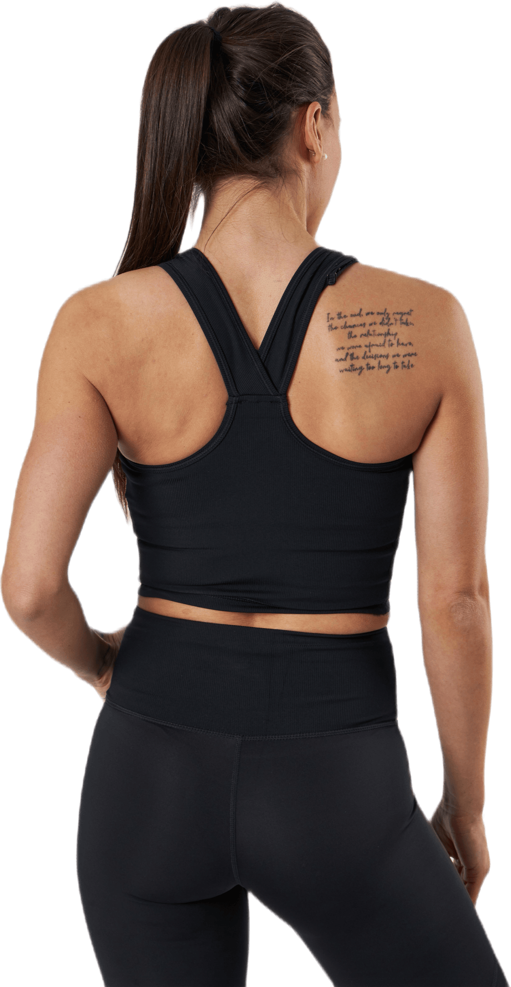 Night Rib Crop Tank Black - Bild 2