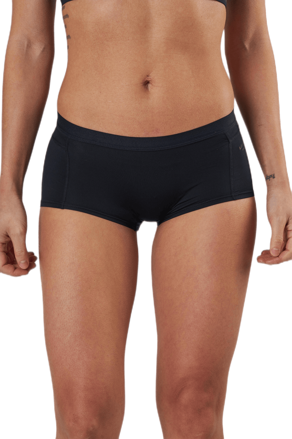 Maia Solid Minishorts Black, Female, Apparels, Underwear, Black, 40