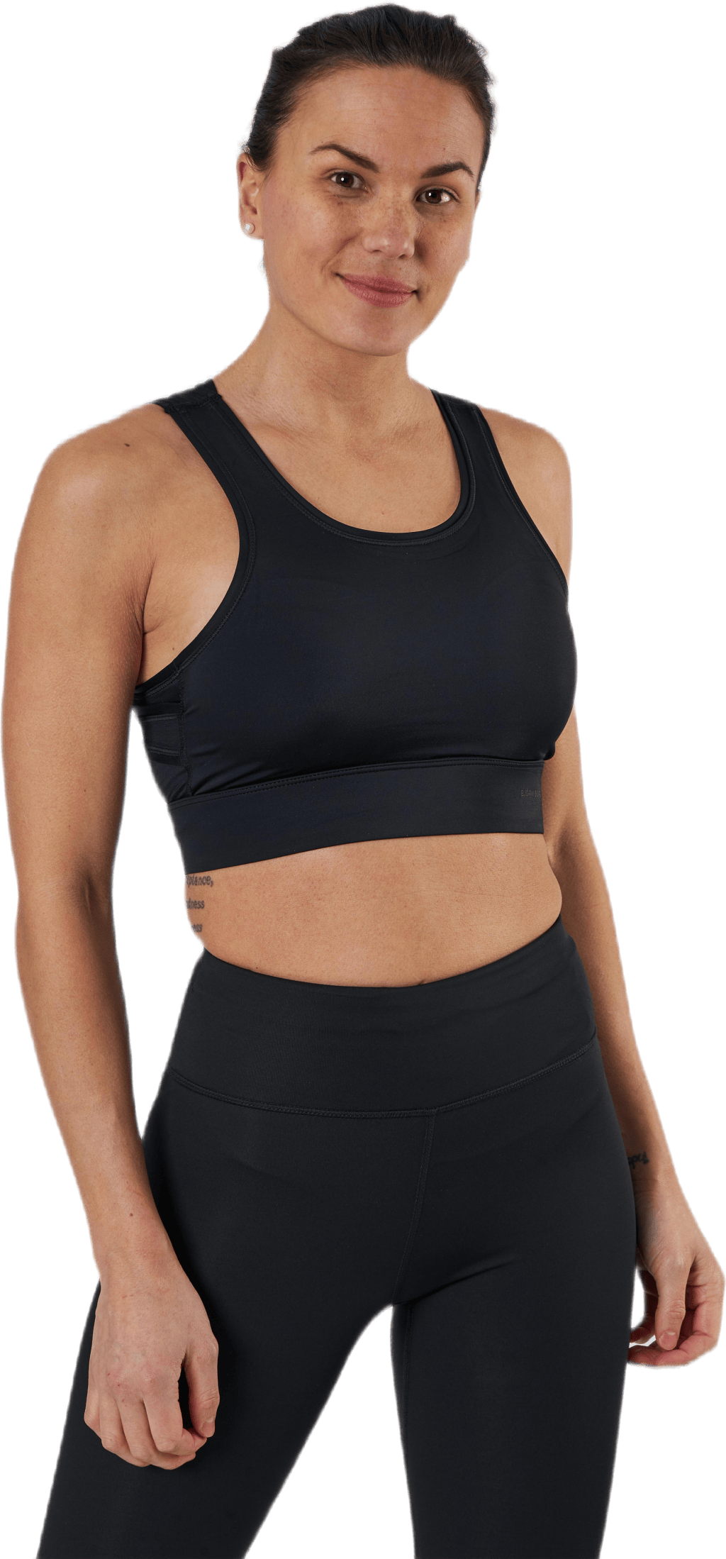 Solid Sharon Top Black, Female, Odzież, Stanik sportowy, Bieganie, Czarny, 38
