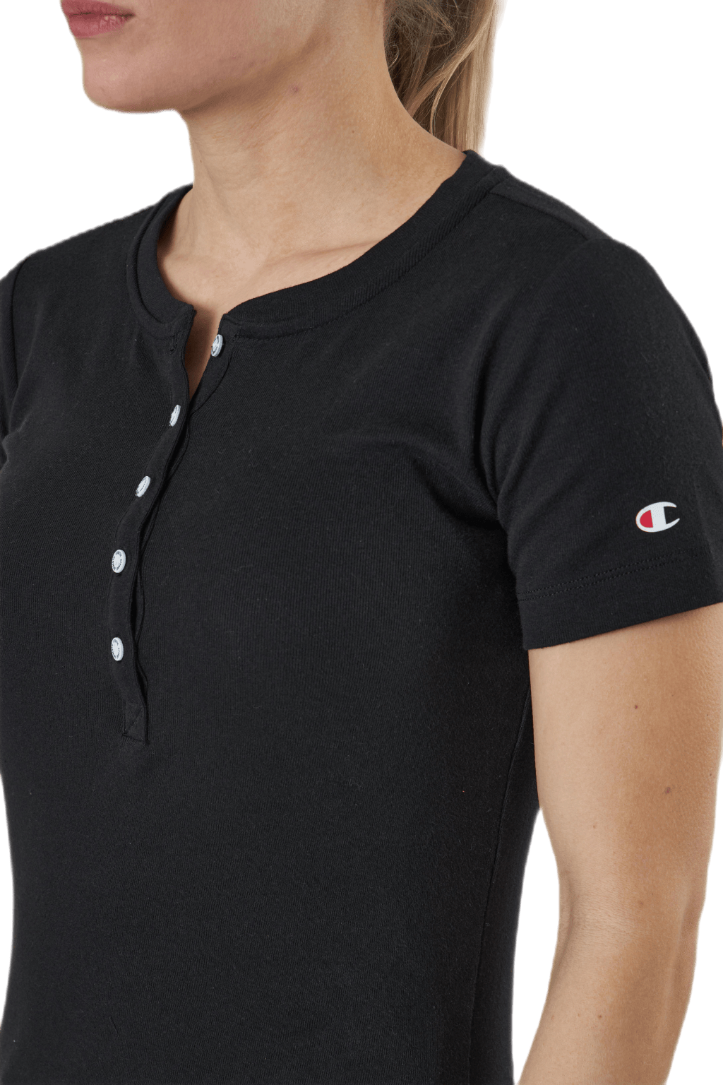 Crewneck T-Shirt Black - Bild 4