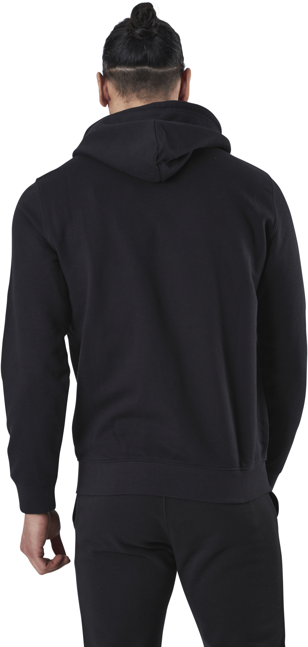 Hooded Full Zip Sweatshirt Black - Bild 3