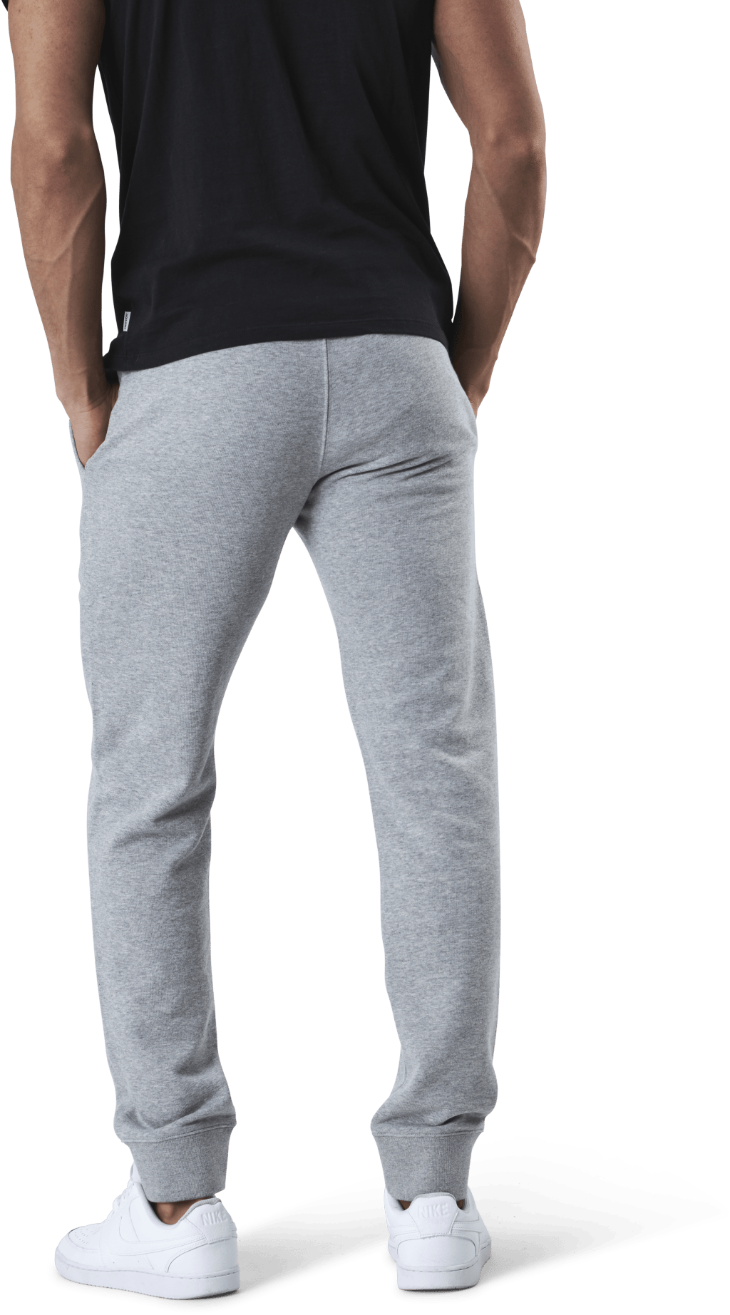 Rib Cuff Pants Grey - Bild 2