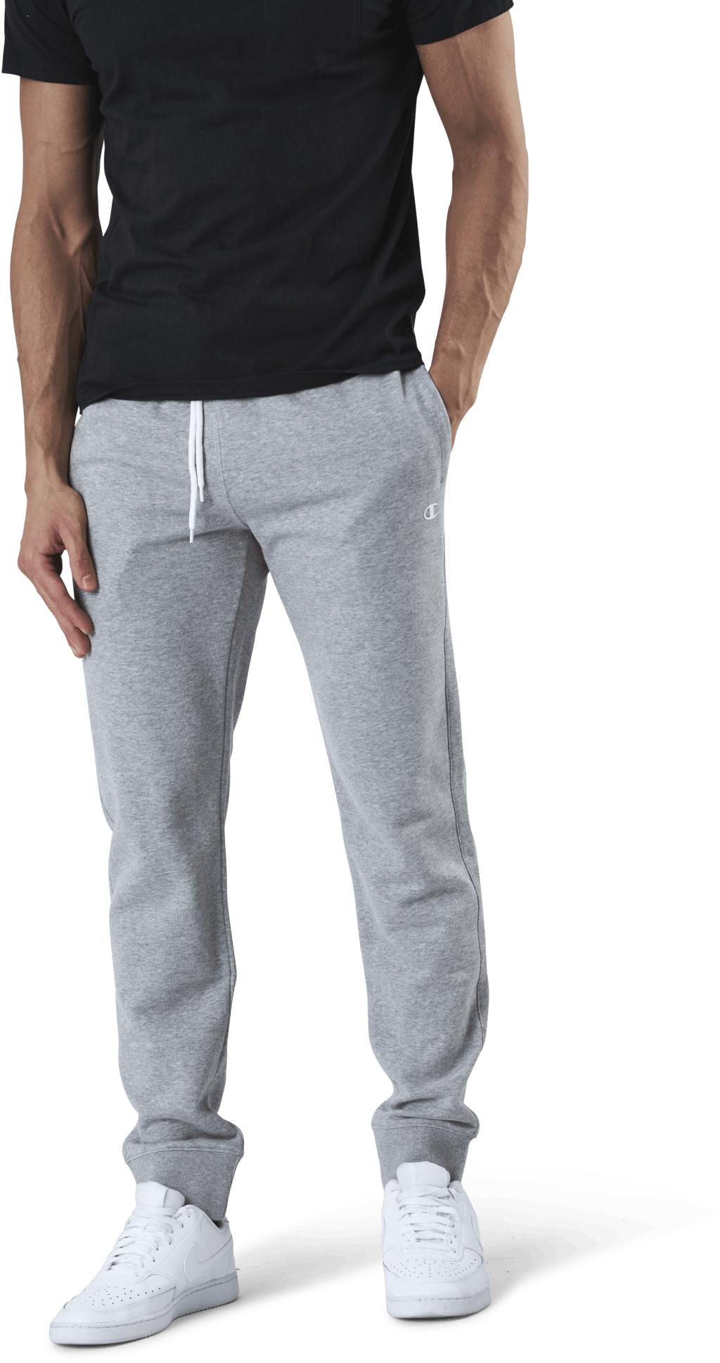 Rib Cuff Pants Grey - Bild 3