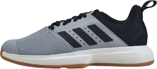 Essence M Halo Silver / Legend Ink / Hi-Res Yellow, Male, Shoes, Training shoes, Handball, Black/Silver, UK 9