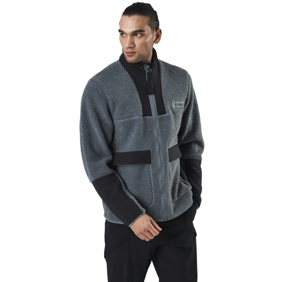 Terrex Sherpa Fullzip Fleece Blue Oxide / Black