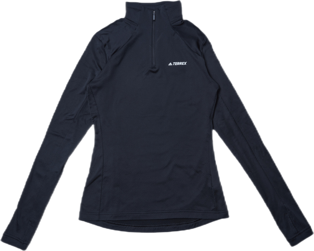 W Terrex Multi 1/2 Fleece Black, Female, Apparels, jackets, Black, XS