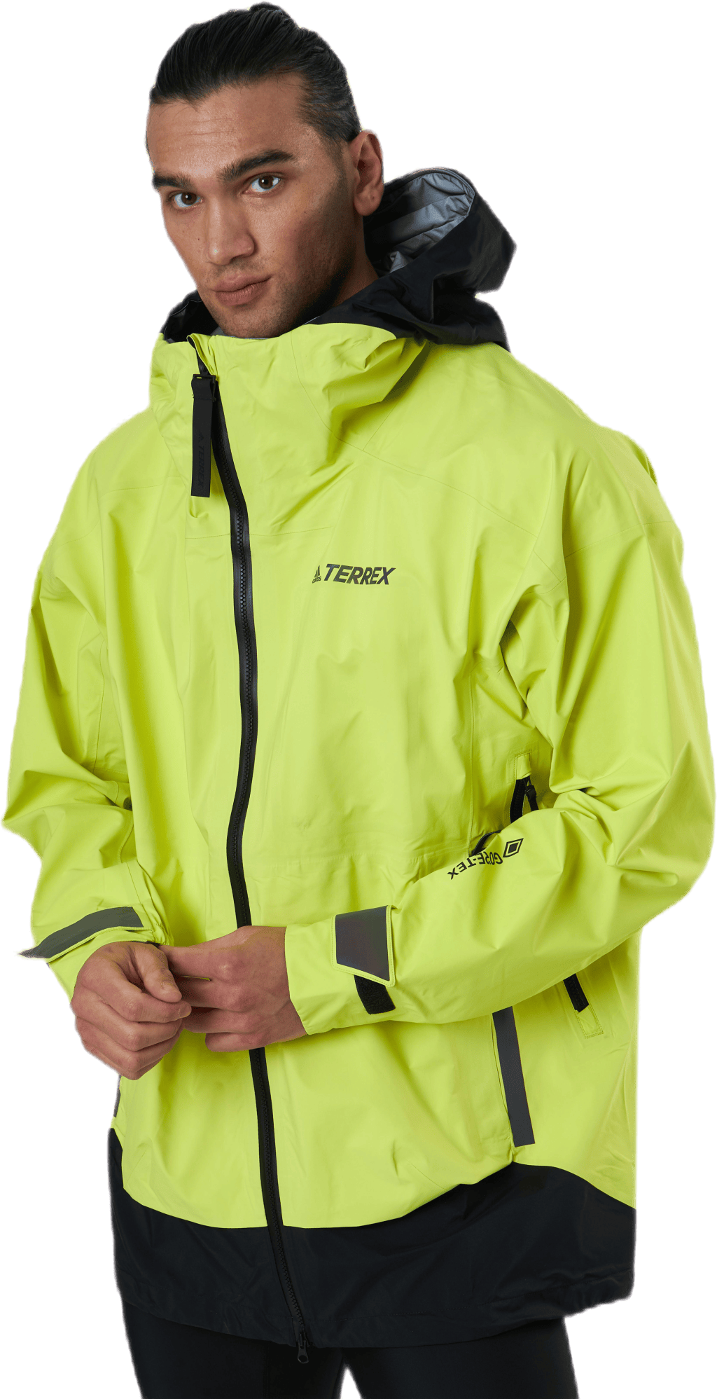 Terrex Myshelter Gore-Tex Active Jacket Acid Yellow, Male, Aparelhos, jaquetas, Amarelo, L