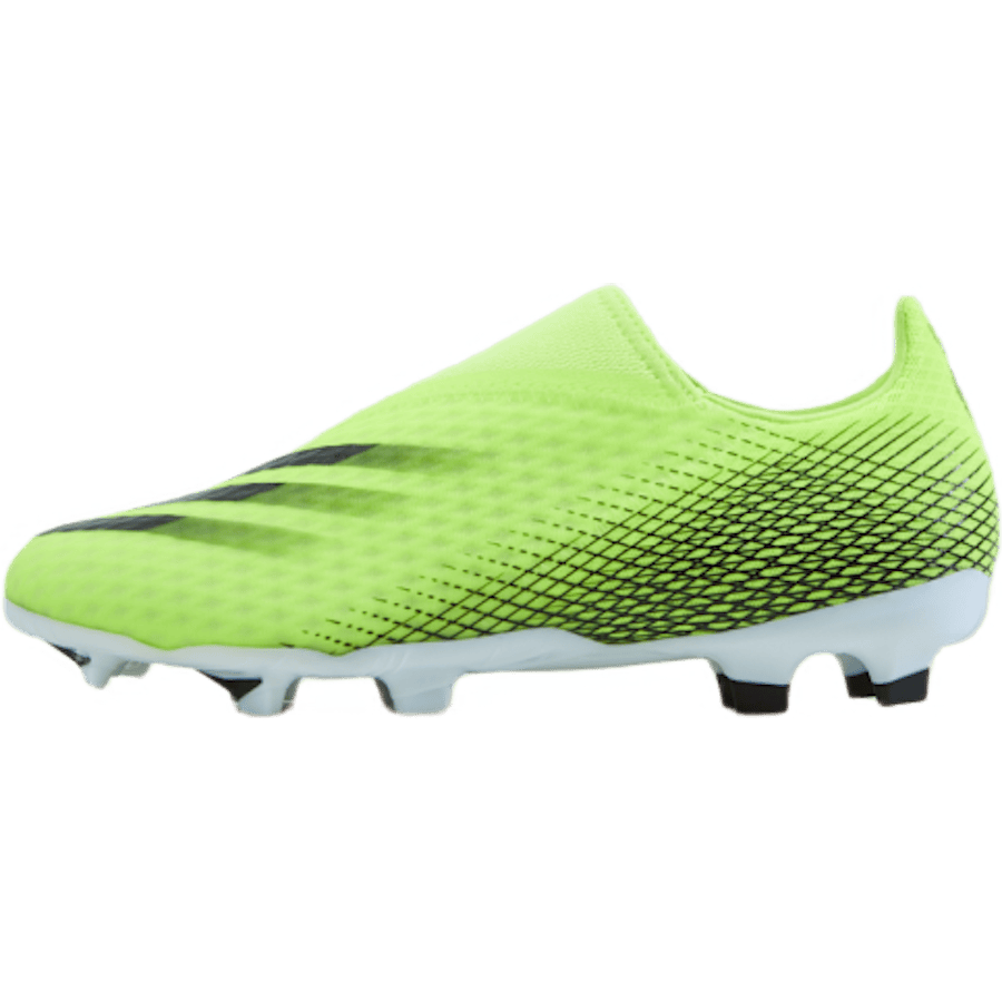 X Ghosted.3 Laceless Firm Ground Boots Solar Yellow / Core Black / Royal Blue