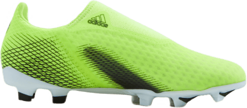 X Ghosted.3 Laceless Firm Ground Boots Solar Yellow / Core Black / Royal Blue - Bild 3