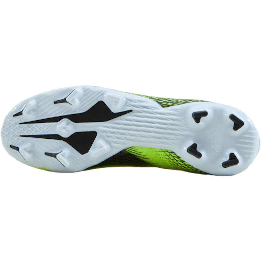 X Ghosted.3 Laceless Firm Ground Boots Solar Yellow / Core Black / Royal Blue - Bild 4