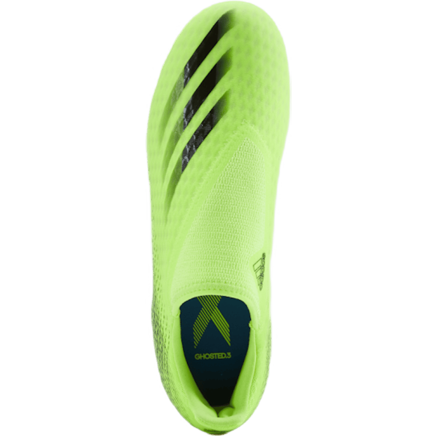 X Ghosted.3 Laceless Firm Ground Boots Solar Yellow / Core Black / Royal Blue - Bild 5