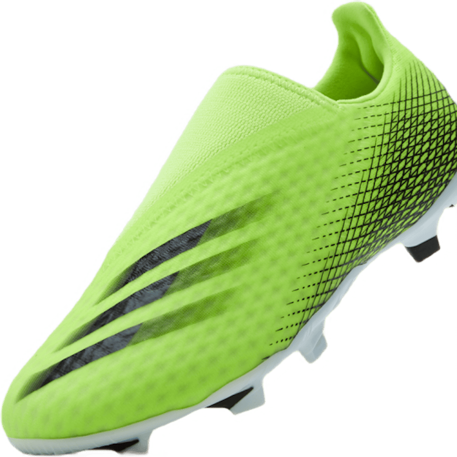 X Ghosted.3 Laceless Firm Ground Boots Solar Yellow / Core Black / Royal Blue - Bild 6