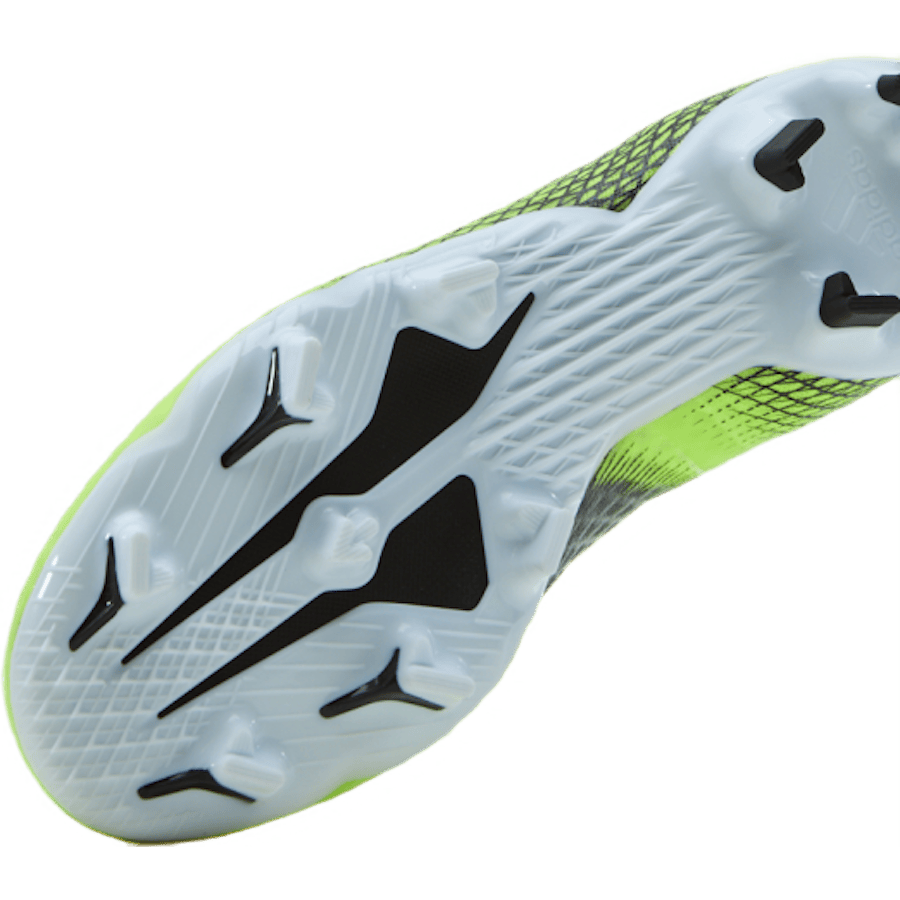 X Ghosted.3 Laceless Firm Ground Boots Solar Yellow / Core Black / Royal Blue - Bild 7