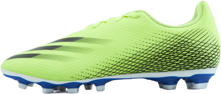 X Ghosted.4 Fxg Solar Yellow / Core Black / Team Royal Blue, Unisex, Schoenen, Voetbalschoenen, Voetbal, Geel, EU 42