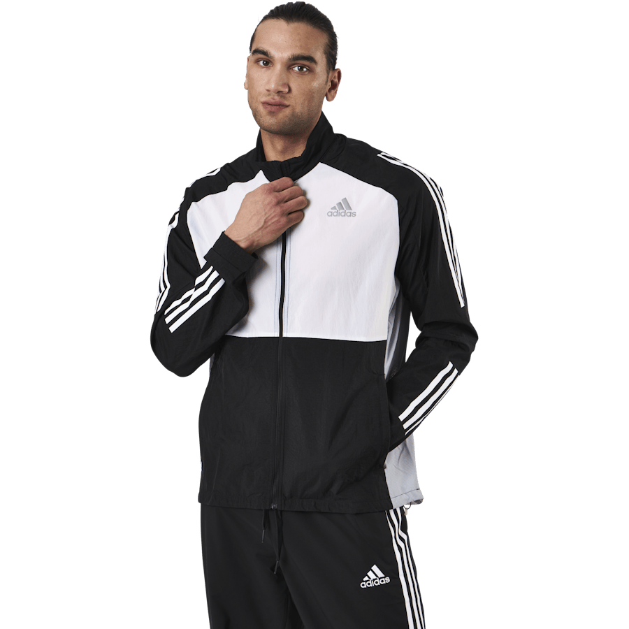 Adidas Track Jacket M Black / White / Halo Silver - Bild 2