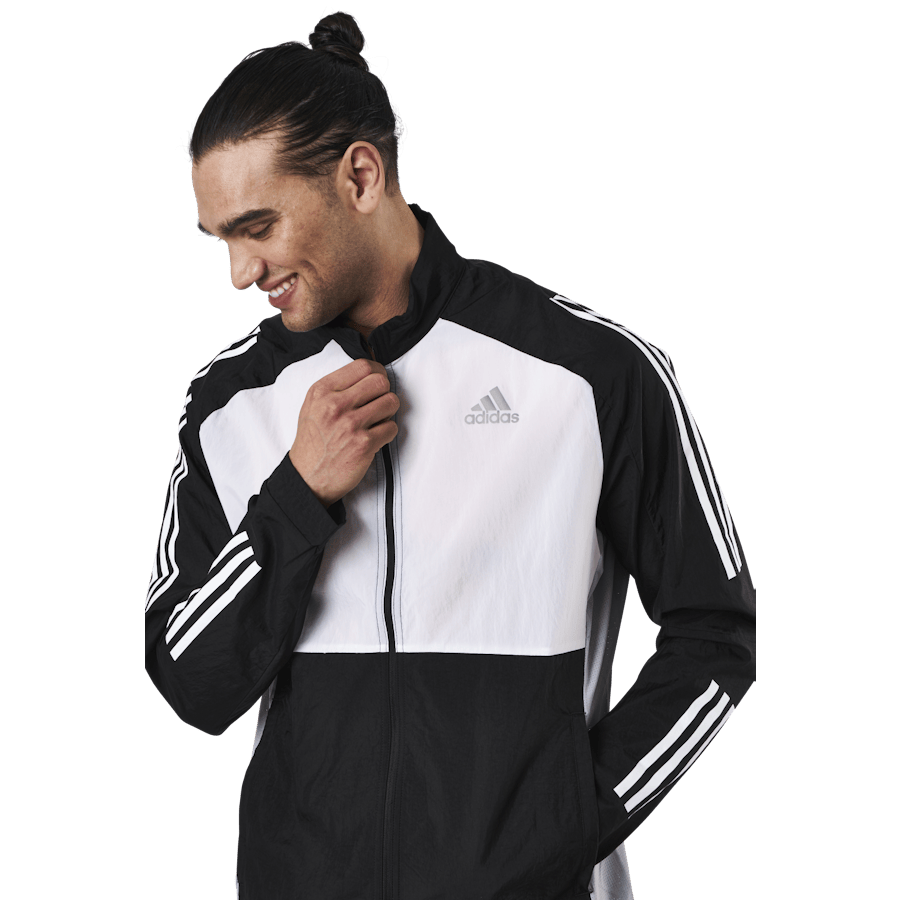 Adidas Track Jacket M Black / White / Halo Silver - Bild 4