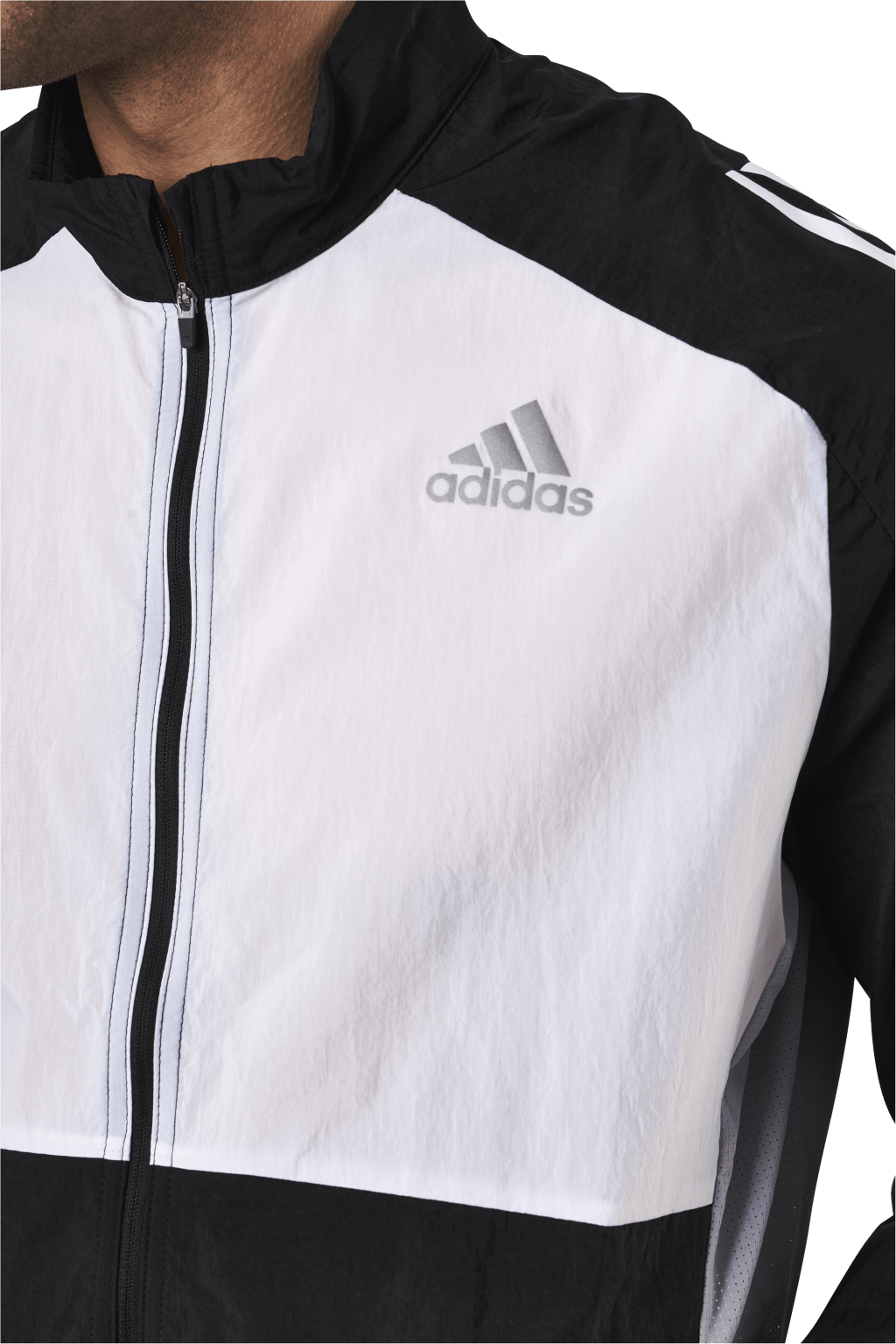 Adidas Track Jacket M Black / White / Halo Silver - Bild 5