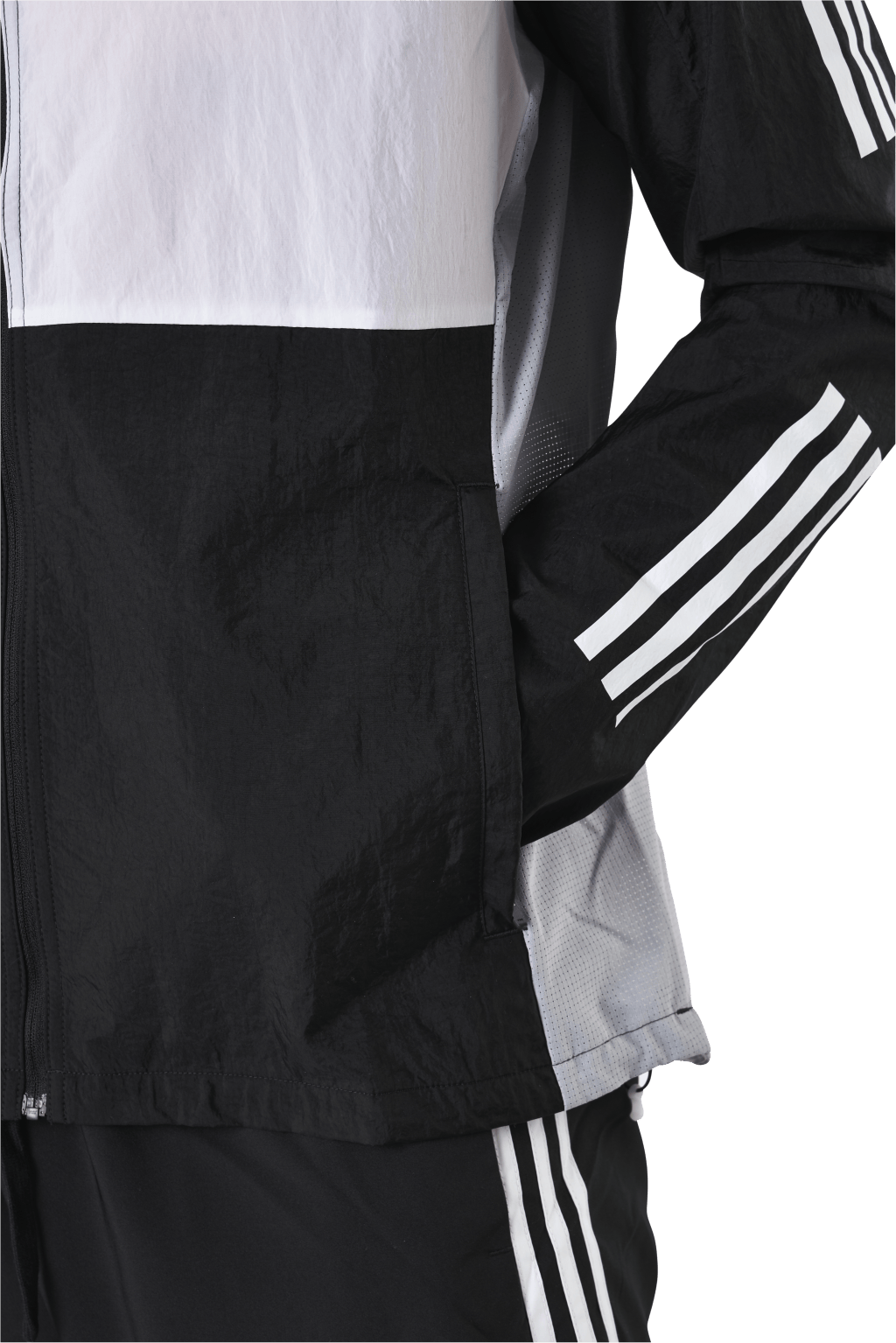 Adidas Track Jacket M Black / White / Halo Silver - Bild 6