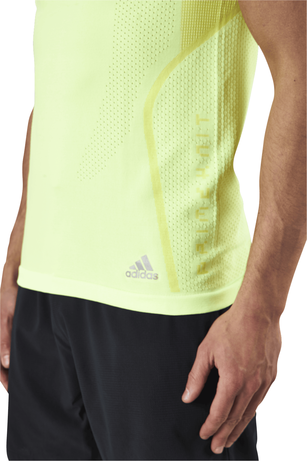 Adidas Primeknit Tee M Acid Yellow / Hi-Res Yellow