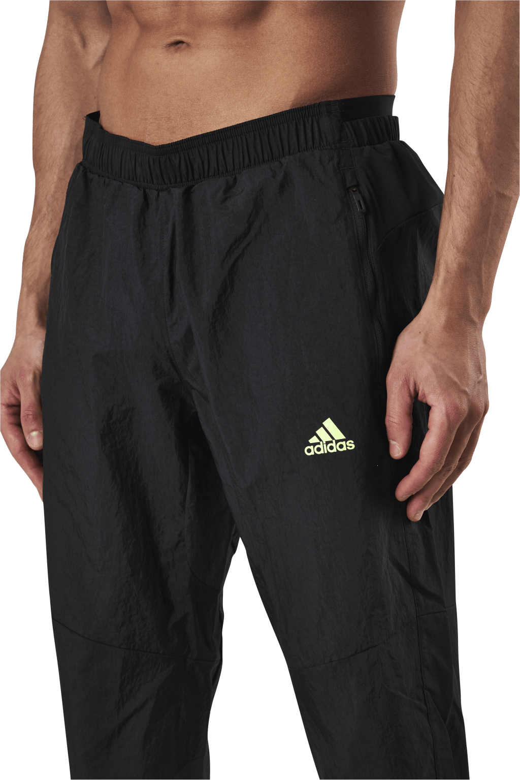 Adidas Ultra Pant Male Black / Solar Yellow - Bild 3