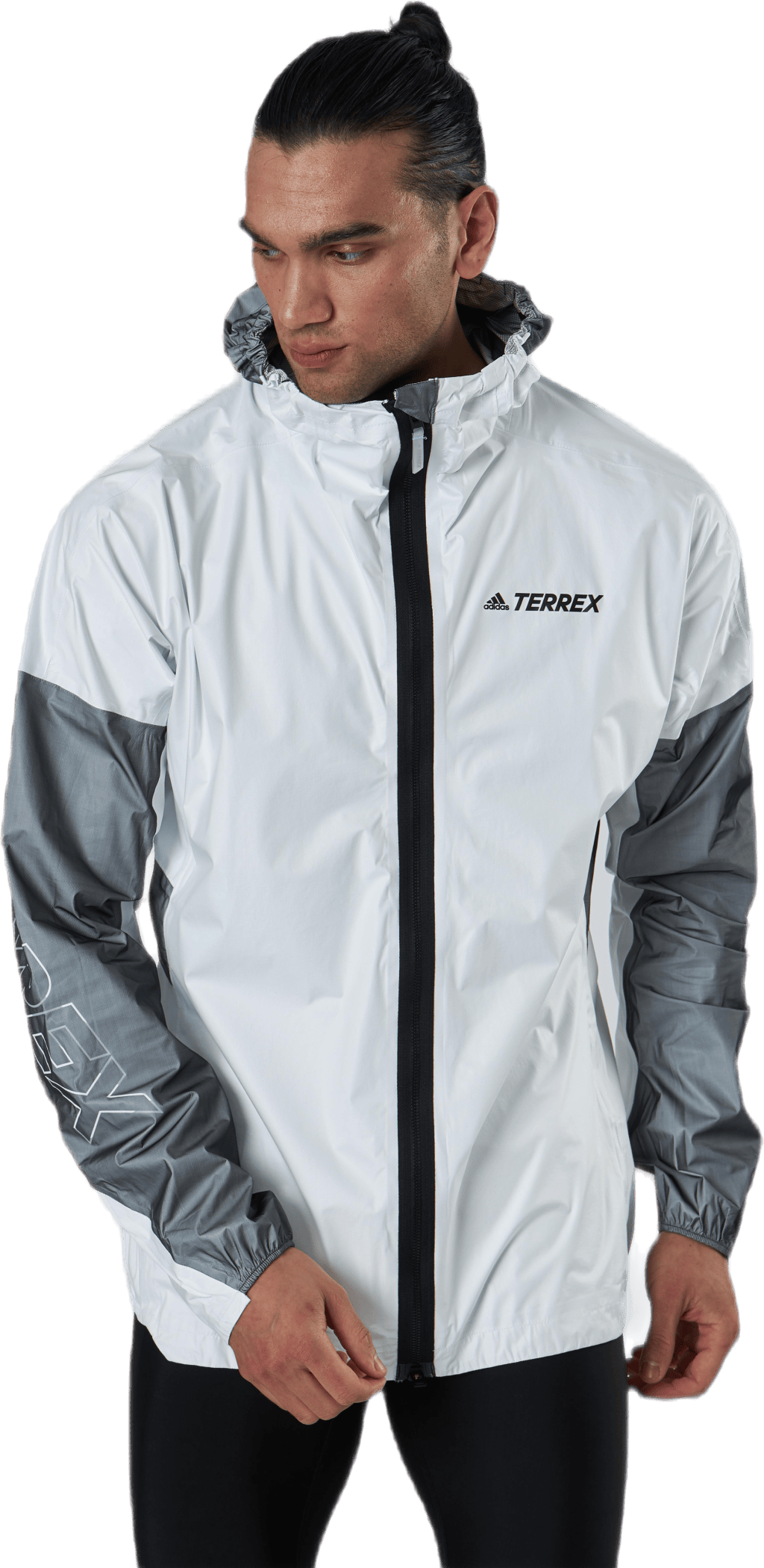 Terrex Agravic Tr Pro Rain Jacket Men White / Black, Male, Apparels, jackets, Running, White, M