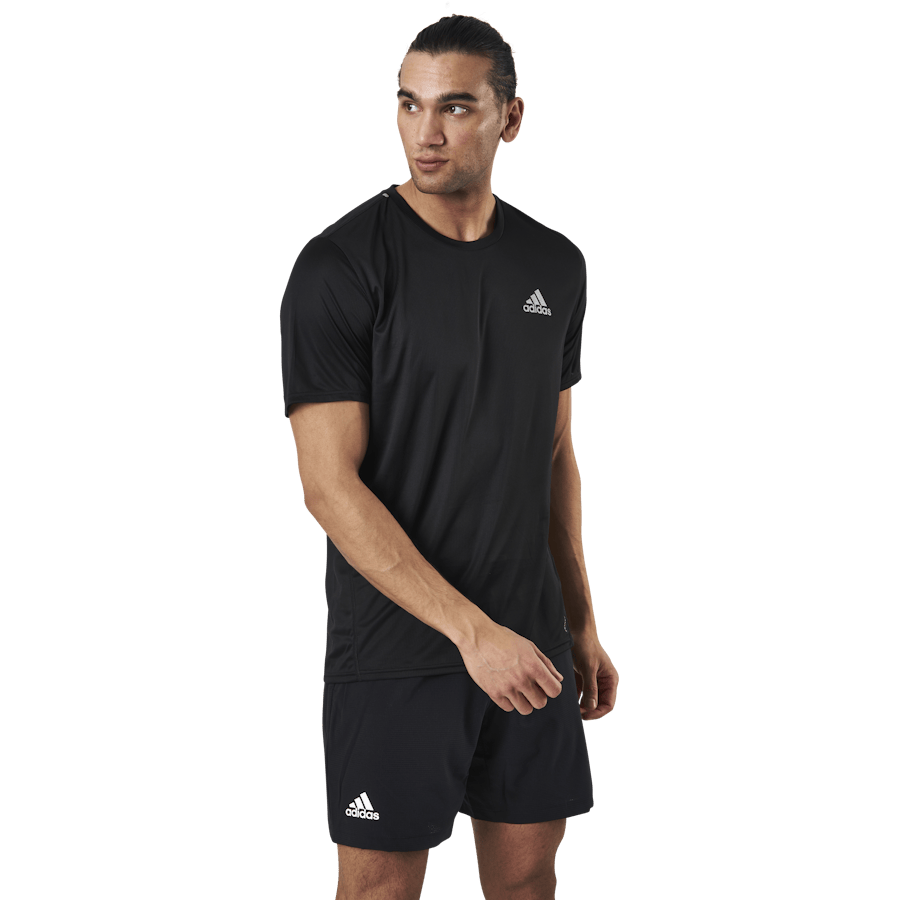 Adidas Fast Primeblue Tee Men Black / Reflective Silver