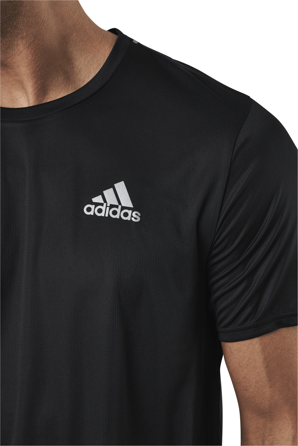 Adidas Fast Primeblue Tee Men Black / Reflective Silver - Bild 3
