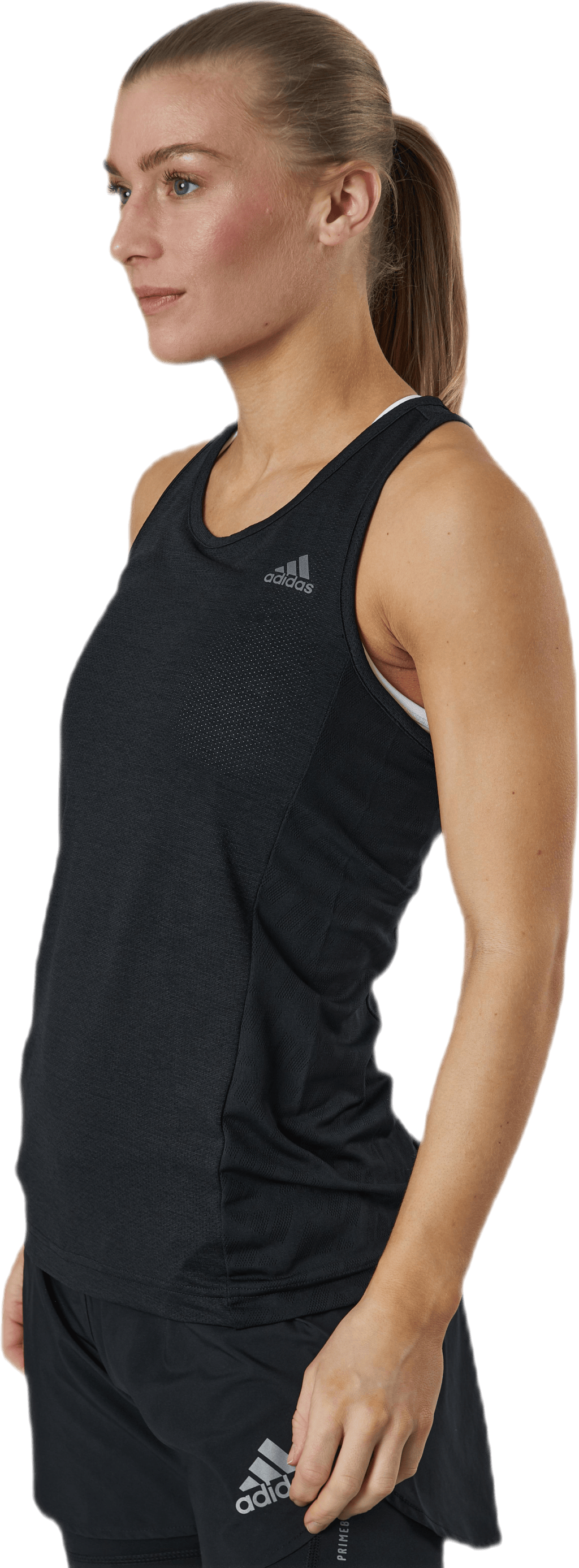 Adidas Own The Run Tank Cooler Black, Female, Vêtements, Tops, Courses, Noir, S
