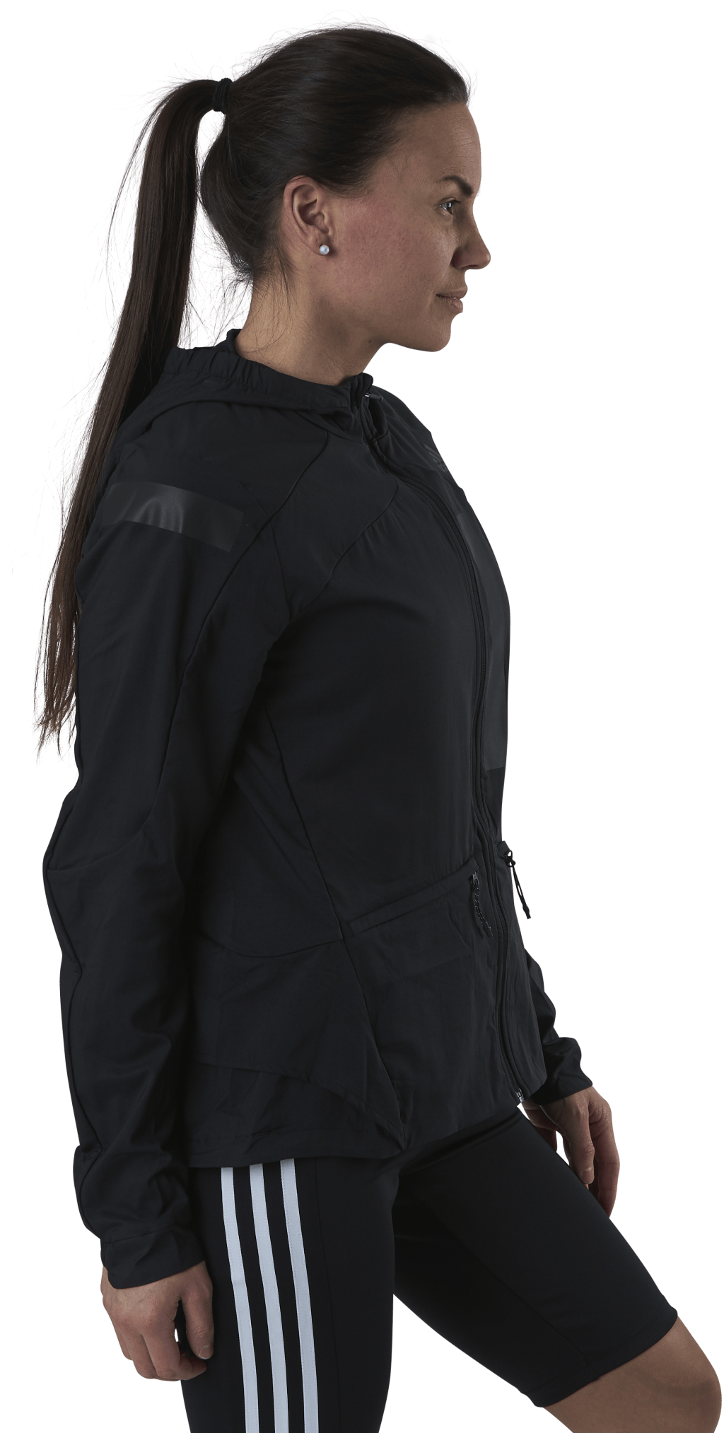 Adidas Marathon Jacket Translucent Women Black / Black - Bild 2