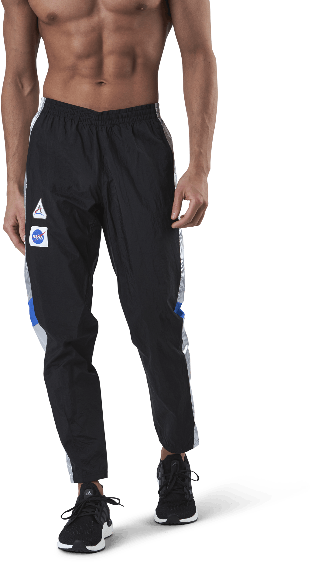 own the run space race track pants