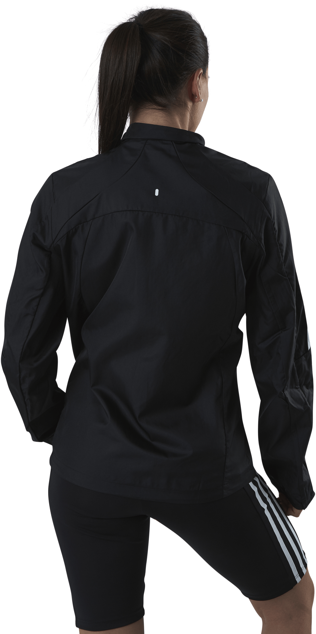 Adidas Marathon Jacket 3 Stripe Women Black - Bild 3