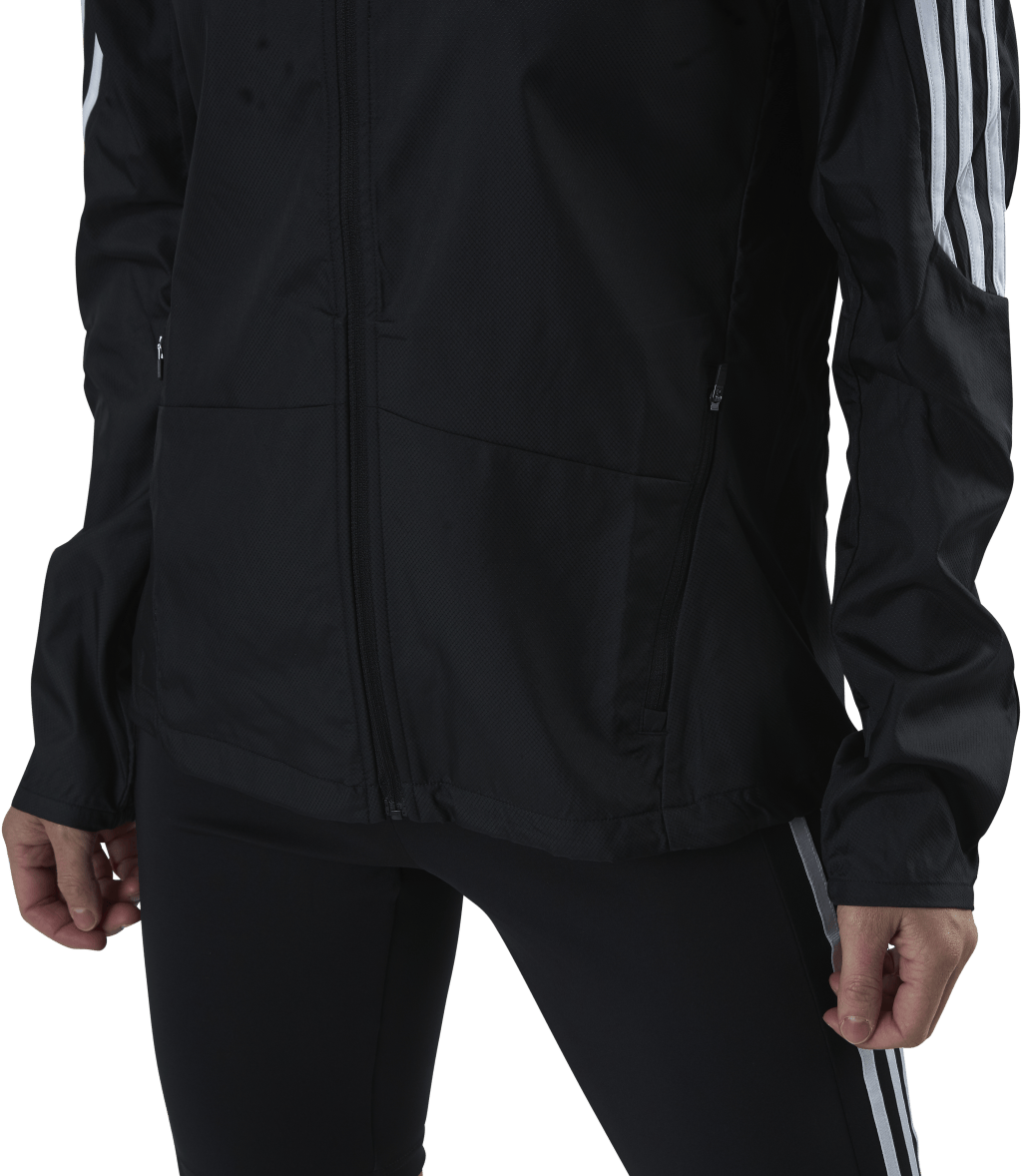 Adidas Marathon Jacket 3 Stripe Women Black - Bild 5