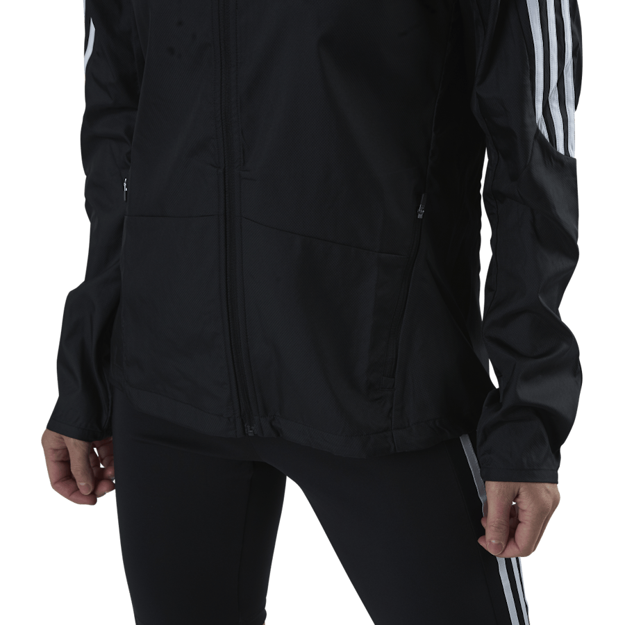 Adidas Marathon Jacket 3 Stripe Women Black - Bild 5