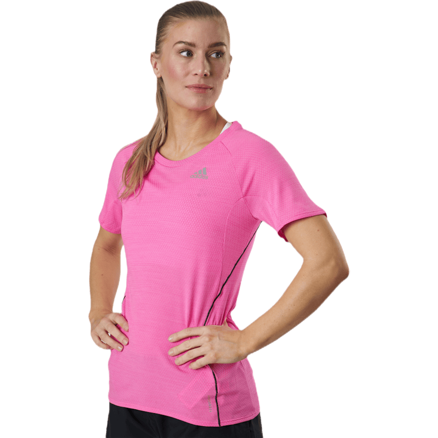 Adidas Runner Tee Women Screaming Pink - Bild 2